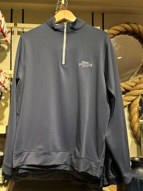 Disney Parks Quarter ZipUp Jacket Yacht Club Resort